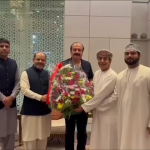چیئرمین وزیراعظم یوتھ پروگرام رانا مشہود احمد خان مسقط پہنچ گئے