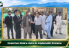 چیئرمین سی ڈی اے کا ڈپلومیٹک انکلیو کا دورہ ترقیاتی کاموں کی پیش رفت کا جائزہ