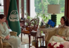وزیراعلیٰ پنجاب مریم نواز شریف سے یورپی پارلیمنٹ کی رکن میری فاطمہ خان ہولچ کی ملاقات
