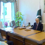 وزیراعظم محمد شہباز شریف سے وفاقی وزیر ریلوے محمد حنیف عباسی کی ملاقات