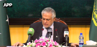 وزیراعظم شہباز شریف کی قیادت میں پاکستانی وفد کا دورہ ،امریکہ انتہائی مفید اور نتیجہ خیز رہا، مکہ مشترکہ دفاعی معاہدہ کے تحت سٹرٹیجک پولیٹیکل ڈیفنس کمیٹی کا اجلاس جلد ریاض میں ہو گا ،سینیٹر محمد اسحاق ڈار کی میڈیا بریفنگ
