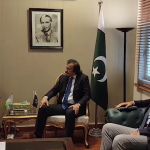 وزیراعظم کے مشیر ہارون اختر خان سے ازبک سفیر کی ملاقات، معاشی تعاون اور فضائی رابطوں پر گفتگو