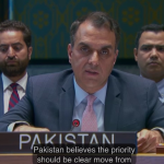 اقوام متحدہ کی سلامتی کونسل میں پاکستان کا یو این-اے یو شراکت داری مضبوط بنانے اور قیامِ امن میں افریقی قیادت پر زور