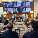 وزیر مملکت داخلہ طلال چوہدری سے اسلام آباد چیمبر آف کامرس اور انجمن تاجران کے وفد کی ملاقات، پلاسٹک فری شہر بنانے پر تبادلہ خیال