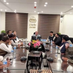 صوبائی وزیر صنعت و تجارت چوہدری شافع حسین سے ایوان صنعت و تجارت منڈی بہاؤالدین کے وفد کی ملاقات