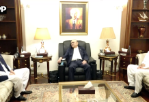 گورنر خیبر پختونخوا اور وفاقی وزیر داخلہ کی صدرِ مملکت سے ملاقات