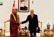 نائب وزیراعظم سے سلطنت عمان کے وزیر خارجہ کی ملاقات،باہمی دلچسپی کے شعبوں میں تعاون کے فروغ بارے تبادلہ خیال