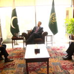 چیئرمین سینیٹ سے سیکرٹری خارجہ کی ملاقات، عالمی روابط کے فروغ میں پارلیمانی سفارت کاری کے کردار پر زور
