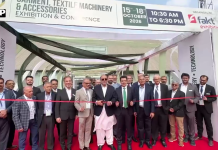 صوبائی وزیر صنعت و تجارت چوہدری شافع حسین نے 4 روزہ گارمنٹ، ٹیکسٹائل مشینری اور اسیسریز نمائش کا افتتاح کیا