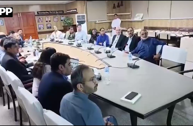 وفاقی وزیر پیرزادہ سید عمران احمد شاہ سے زکوٰۃ فاؤنڈیشن آف امریکہ کے بانی و سی ای او کی ملاقات