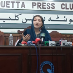 خیبر پختونخوا اور بلوچستان حکومتوں کا موازنہ ناانصافی، فیلڈ مارشل سید عاصم منیر کی دن رات محنت سے ملک وقار پا رہا ہے: رکن بلوچستان اسمبلی فرح عظیم شاہ