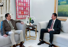 قائم مقام صدر سید یوسف رضا گیلانی سے گورنر خیبرپختونخوا کی ملاقات